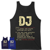 Vintage DJ Definition Shirt, Funny Coworker Gift Idea for DJ, New Job Gift