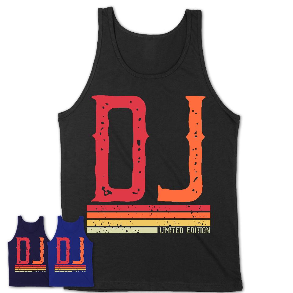 Vintage DJ Limited Edition Job Shirt, Coworker Birthday Gift Idea