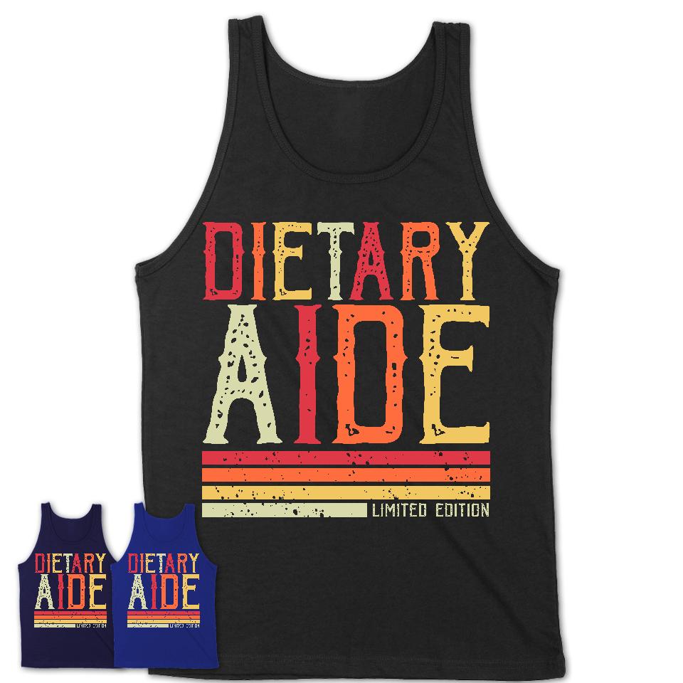 Vintage Dietary Aide Limited Edition Job Shirt, Coworker Birthday Gift Idea