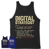 Vintage Digital Strategist Definition Shirt, Funny Coworker Gift Idea for Digital Strategist, New Job Gift