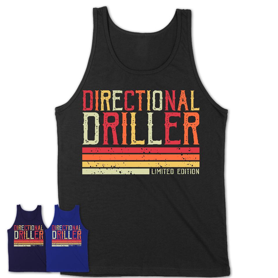 Vintage Directional Driller Limited Edition Job Shirt, Coworker Birthday Gift Idea