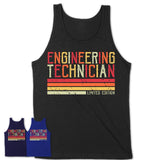 Vintage Engineering Technician Limited Edition Job Shirt, Coworker Birthday Gift Idea