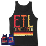 Vintage Etl Developer Limited Edition Job Shirt, Coworker Birthday Gift Idea