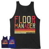 Vintage Floor Manager Limited Edition Job Shirt, Coworker Birthday Gift Idea
