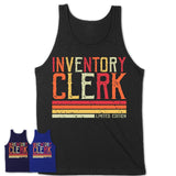Vintage Inventory Clerk Limited Edition Job Shirt, Coworker Birthday Gift Idea