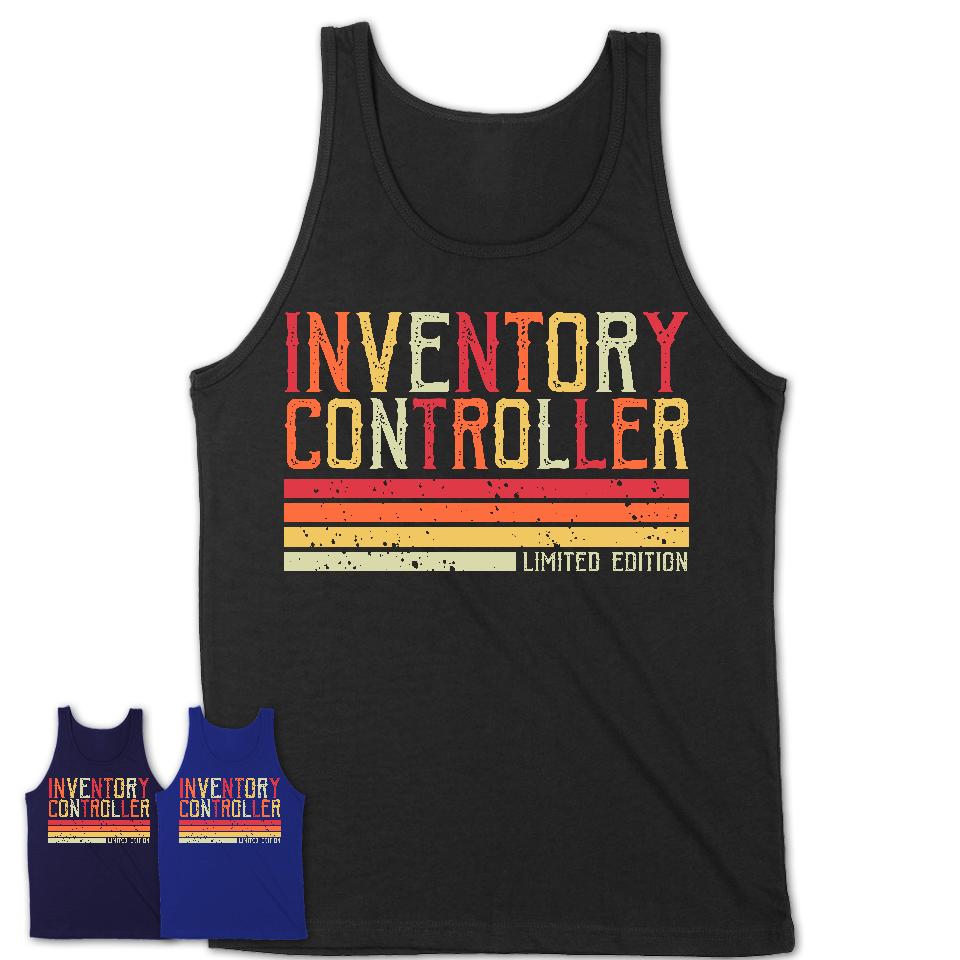 Vintage Inventory Controller Limited Edition Job Shirt, Coworker Birthday Gift Idea