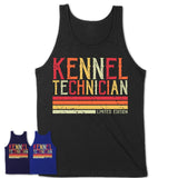 Vintage Kennel Technician Limited Edition Job Shirt, Coworker Birthday Gift Idea