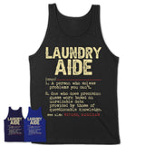 Vintage Laundry Aide Definition Shirt, Funny Coworker Gift Idea for Laundry Aide, New Job Gift