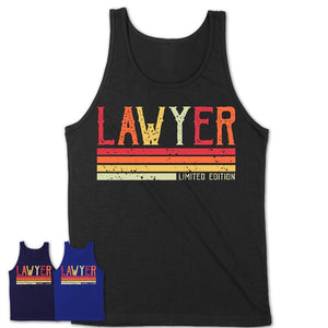 Vintage Lawyer Limited Edition Job Shirt, Coworker Birthday Gift Idea