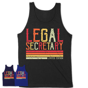 Vintage Legal Secretary Limited Edition Job Shirt, Coworker Birthday Gift Idea