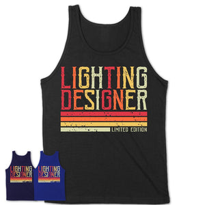 Vintage Lighting Designer Limited Edition Job Shirt, Coworker Birthday Gift Idea
