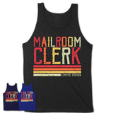 Vintage Mailroom Clerk Limited Edition Job Shirt, Coworker Birthday Gift Idea