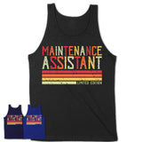 Vintage Maintenance Assistant Limited Edition Job Shirt, Coworker Birthday Gift Idea