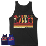 Vintage Maintenance Planner Limited Edition Job Shirt, Coworker Birthday Gift Idea