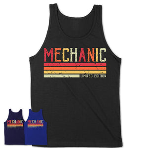 Vintage Mechanic Limited Edition Job Shirt, Coworker Birthday Gift Idea