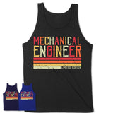 Vintage Mechanical Engineer Limited Edition Job Shirt, Coworker Birthday Gift Idea