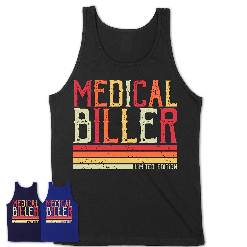 Vintage Medical Biller Limited Edition Job Shirt, Coworker Birthday Gift Idea