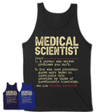 Vintage Medical Scientist Definition Shirt, Funny Coworker Gift Idea for Medical Scientist, New Job Gift