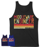 Vintage Middleware Engineer Limited Edition Job Shirt, Coworker Birthday Gift Idea