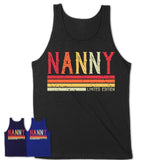 Vintage Nanny Limited Edition Job Shirt, Coworker Birthday Gift Idea