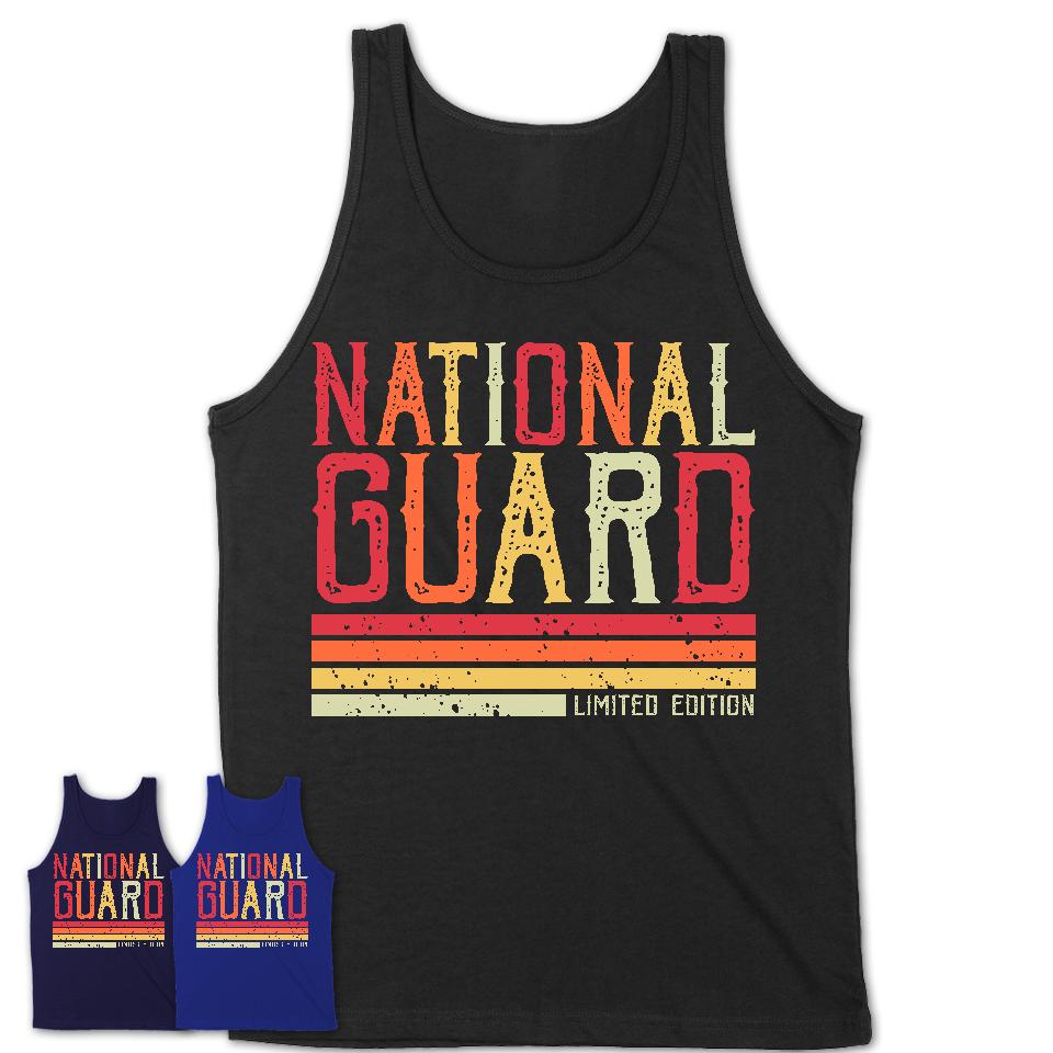 Vintage National Guard Limited Edition Job Shirt, Coworker Birthday Gift Idea