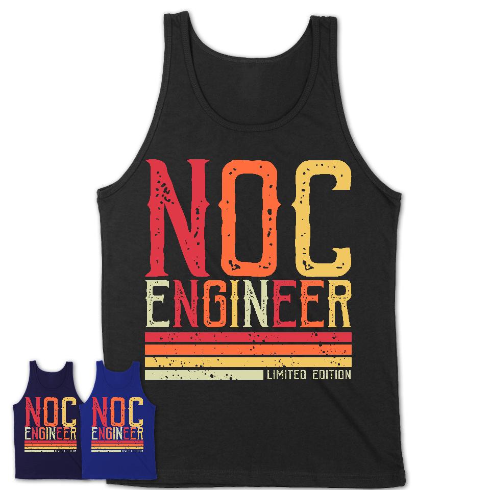 Vintage Noc Engineer Limited Edition Job Shirt, Coworker Birthday Gift Idea