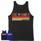 Vintage Noc Manager Limited Edition Job Shirt, Coworker Birthday Gift Idea