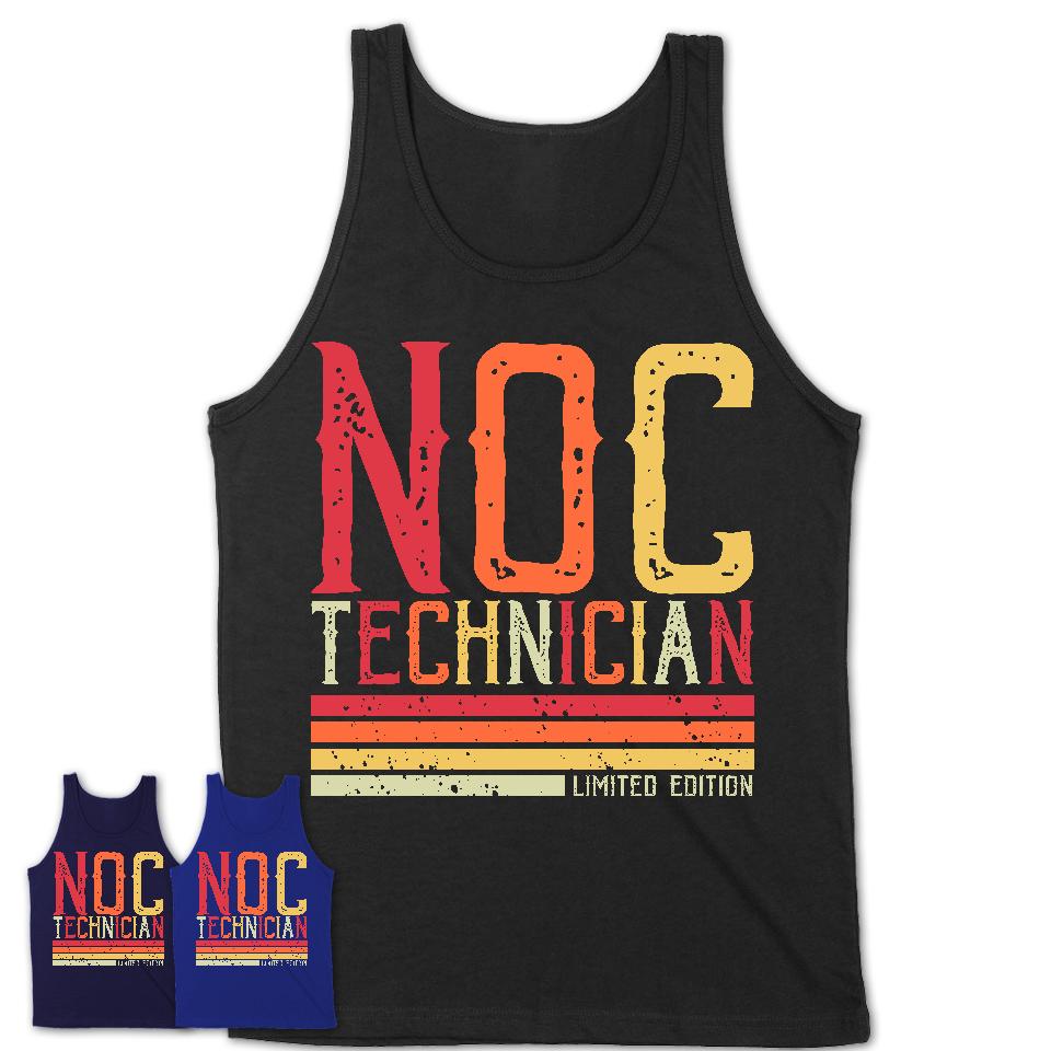 Vintage Noc Technician Limited Edition Job Shirt, Coworker Birthday Gift Idea