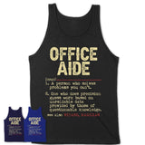 Vintage Office Aide Definition Shirt, Funny Coworker Gift Idea for Office Aide, New Job Gift