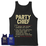 Vintage Party Chief Definition Shirt, Funny Coworker Gift Idea for Party Chief, New Job Gift
