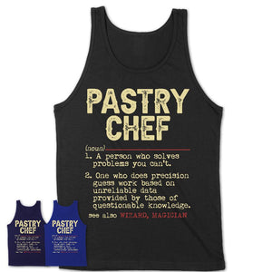 Vintage Pastry Chef Definition Shirt, Funny Coworker Gift Idea for Pastry Chef, New Job Gift
