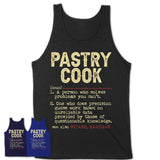 Vintage Pastry Cook Definition Shirt, Funny Coworker Gift Idea for Pastry Cook, New Job Gift