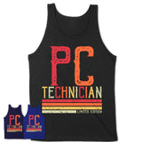 Vintage Pc Technician Limited Edition Job Shirt, Coworker Birthday Gift Idea