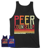 Vintage Peer Counselor Limited Edition Job Shirt, Coworker Birthday Gift Idea