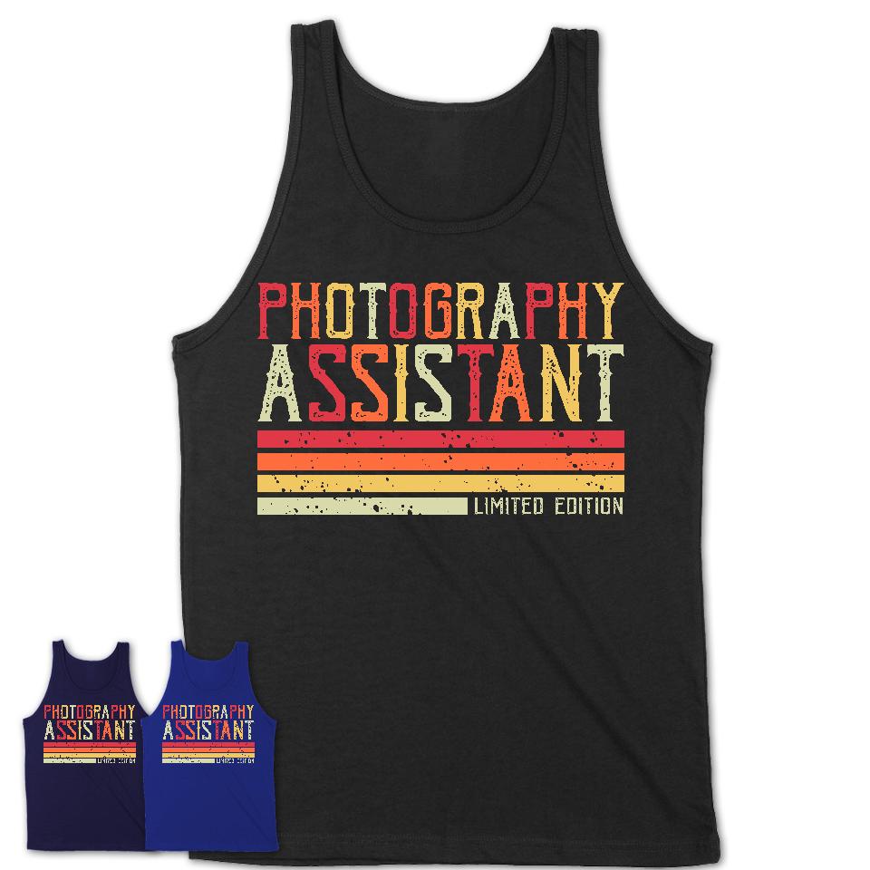 Vintage Photography Assistant Limited Edition Job Shirt, Coworker Birthday Gift Idea