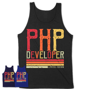 Vintage Php Developer Limited Edition Job Shirt, Coworker Birthday Gift Idea