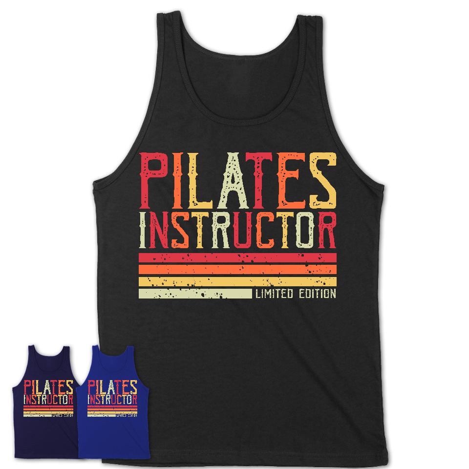 Vintage Pilates Instructor Limited Edition Job Shirt, Coworker Birthday Gift Idea
