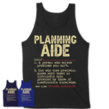 Vintage Planning Aide Definition Shirt, Funny Coworker Gift Idea for Planning Aide, New Job Gift