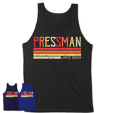 Vintage Pressman Limited Edition Job Shirt, Coworker Birthday Gift Idea