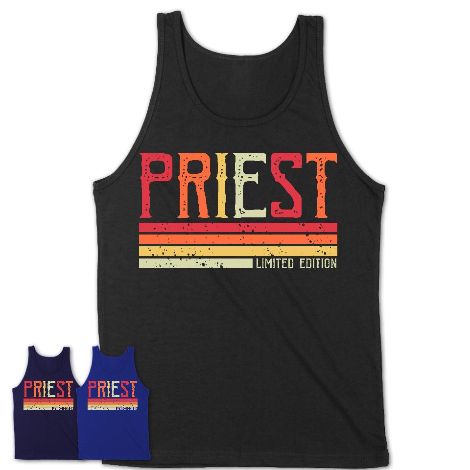 Vintage Priest Limited Edition Job Shirt, Coworker Birthday Gift Idea