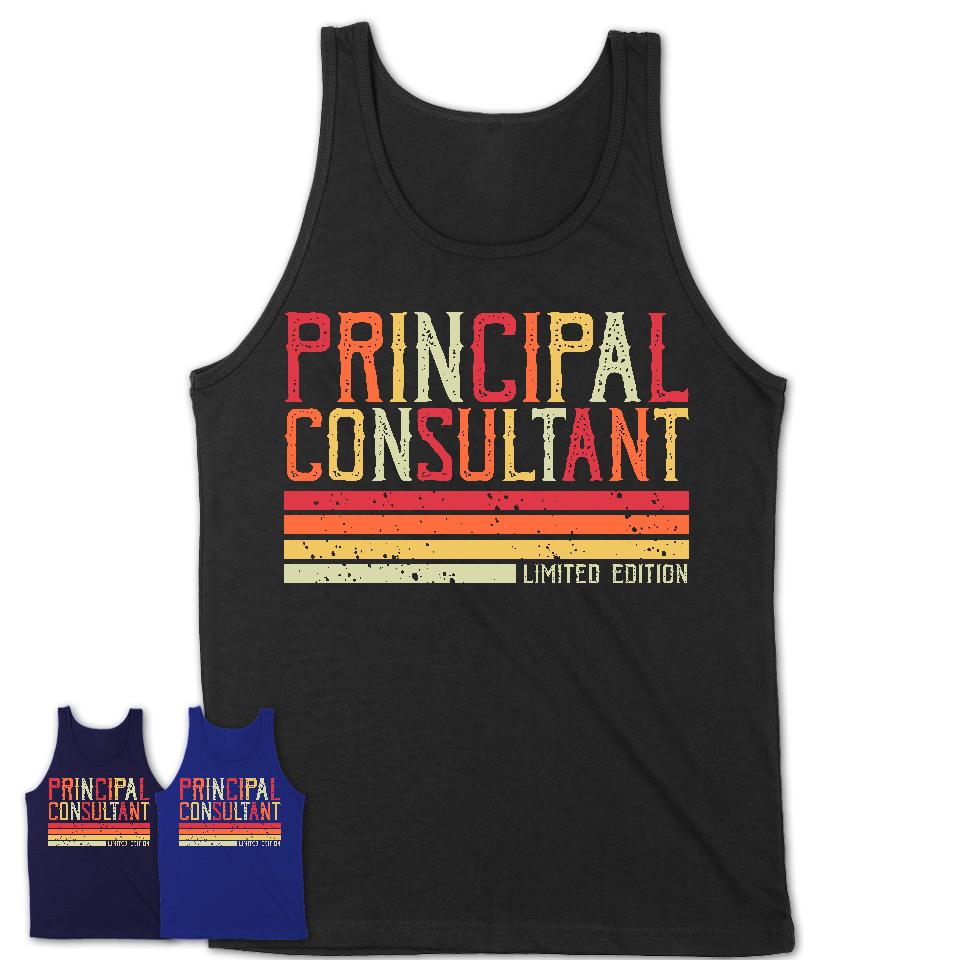 Vintage Principal Consultant Limited Edition Job Shirt, Coworker Birthday Gift Idea