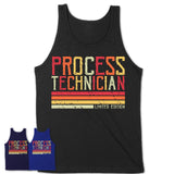 Vintage Process Technician Limited Edition Job Shirt, Coworker Birthday Gift Idea
