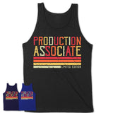 Vintage Production Associate Limited Edition Job Shirt, Coworker Birthday Gift Idea