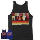 Vintage Production Planner Limited Edition Job Shirt, Coworker Birthday Gift Idea