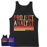 Vintage Project Analyst Limited Edition Job Shirt, Coworker Birthday Gift Idea