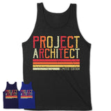 Vintage Project Architect Limited Edition Job Shirt, Coworker Birthday Gift Idea
