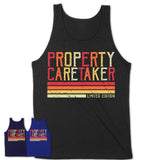 Vintage Property Caretaker Limited Edition Job Shirt, Coworker Birthday Gift Idea