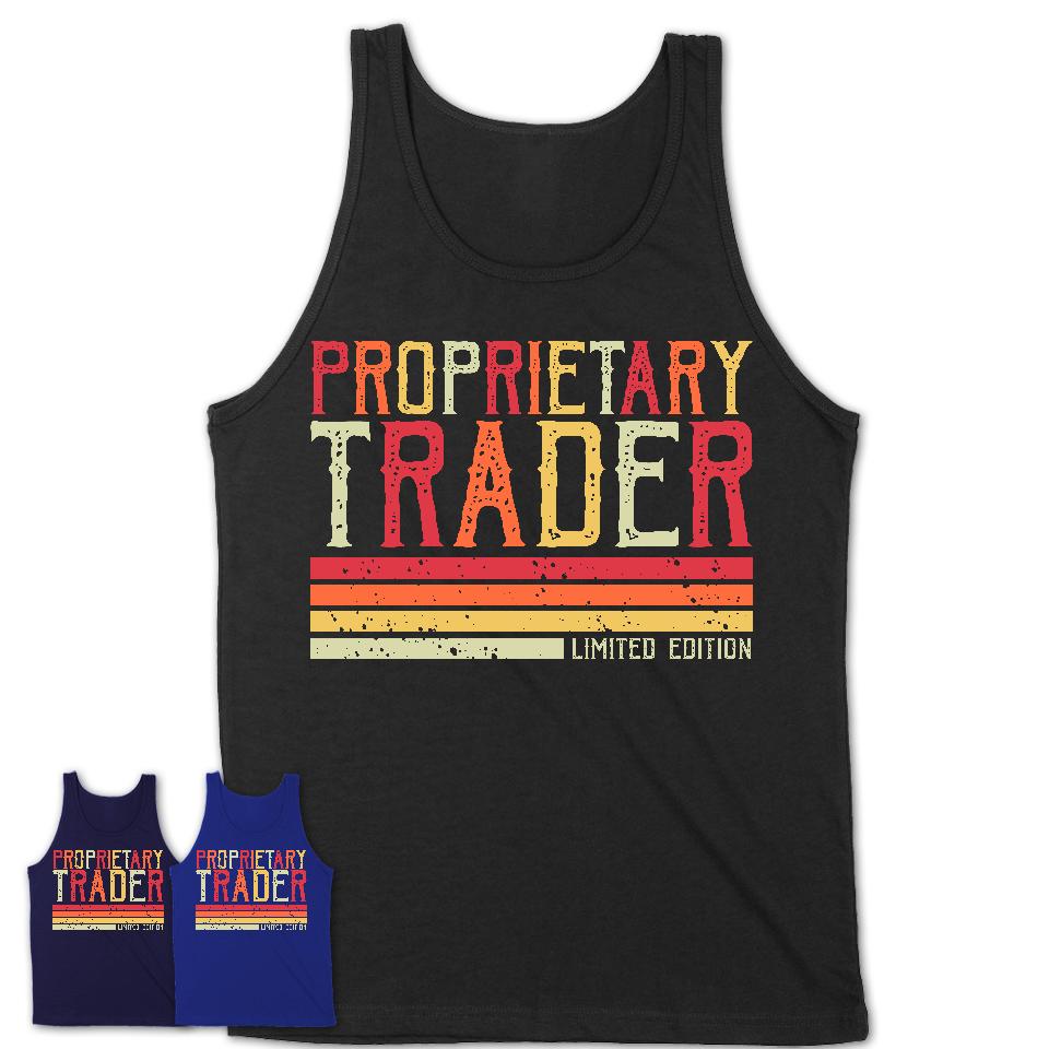 Vintage Proprietary Trader Limited Edition Job Shirt, Coworker Birthday Gift Idea