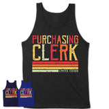 Vintage Purchasing Clerk Limited Edition Job Shirt, Coworker Birthday Gift Idea