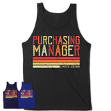 Vintage Purchasing Manager Limited Edition Job Shirt, Coworker Birthday Gift Idea